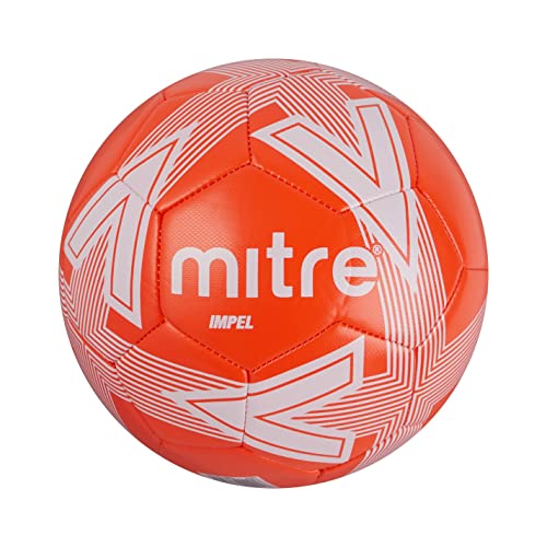 Mitre Balón de fútbol Impel, Naranja/Blanco